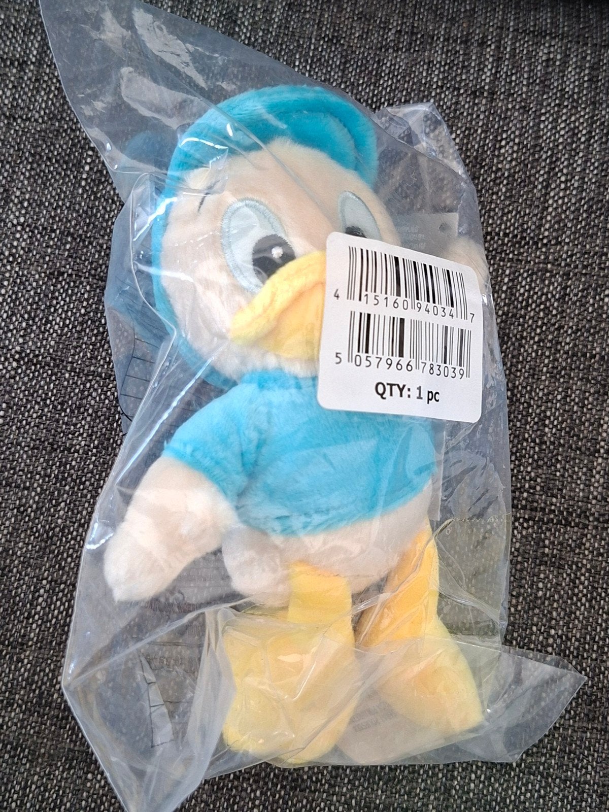 Kwek Duck knuffel sleutelhanger - Disney Store Japan (nieuw), Disney, Disney, Nieuw, Ophalen of Verzenden