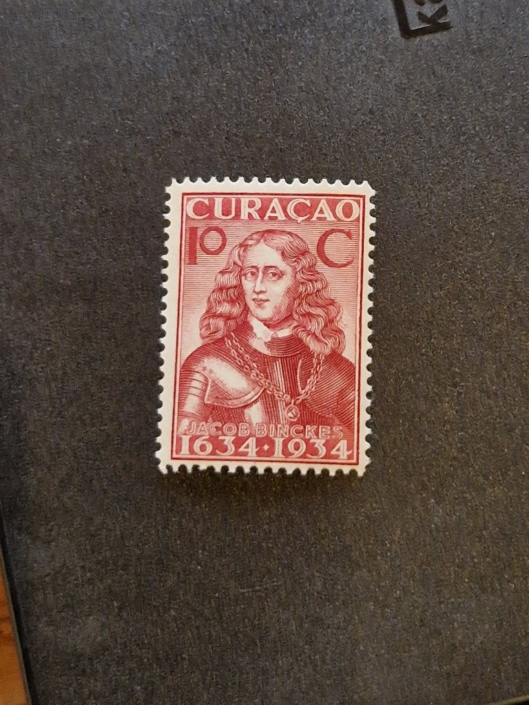 curacao ongebruikt plakker nr 110, Ophalen of Verzenden, Postfris
