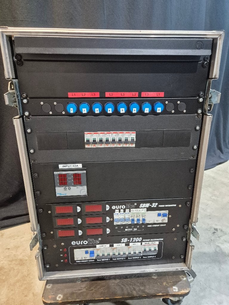 Power Distributor 63A, Ophalen, Gebruikt, Licht