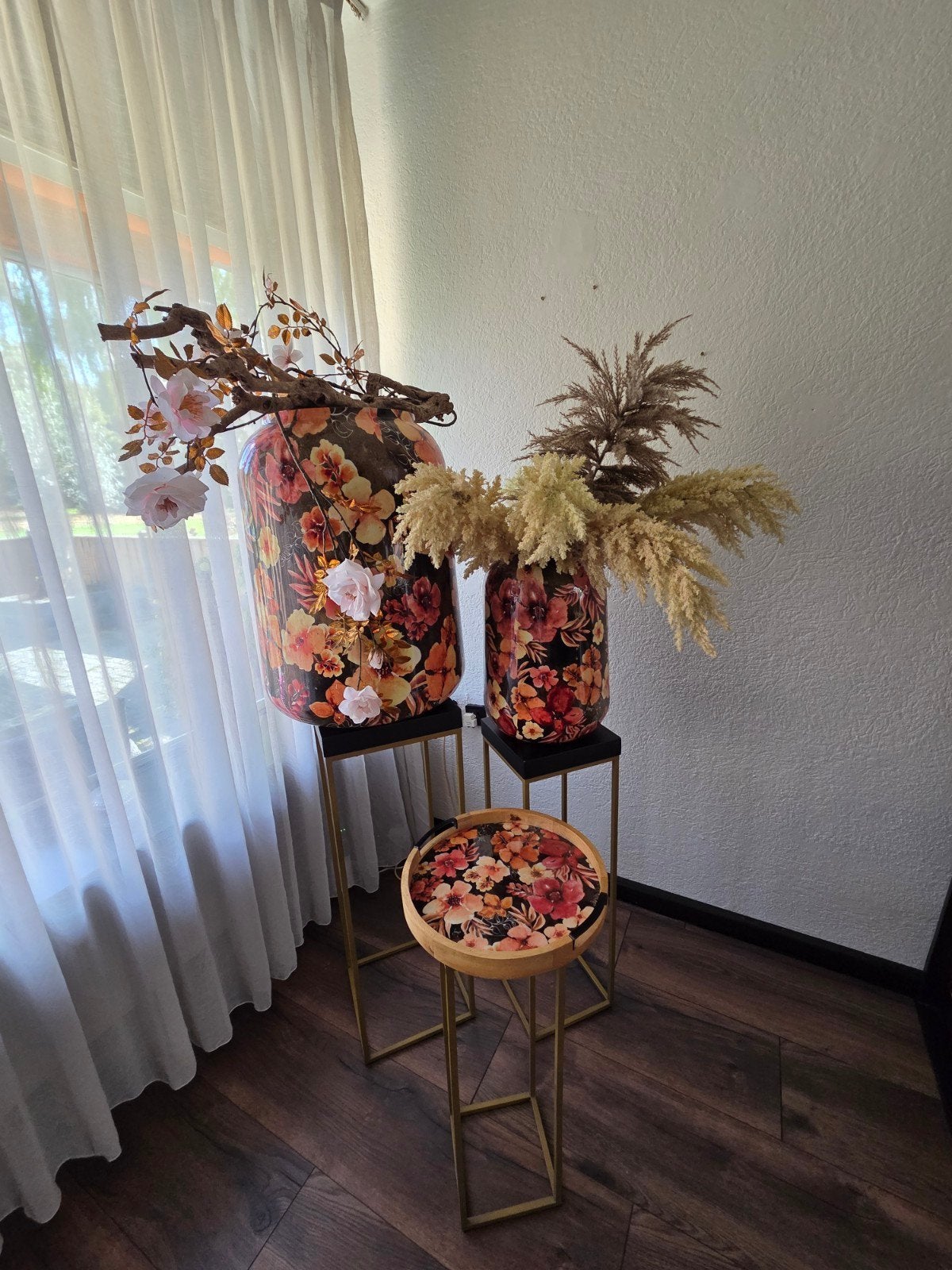 limited edition set. zijdebloemen, Ophalen, Zo goed als nieuw