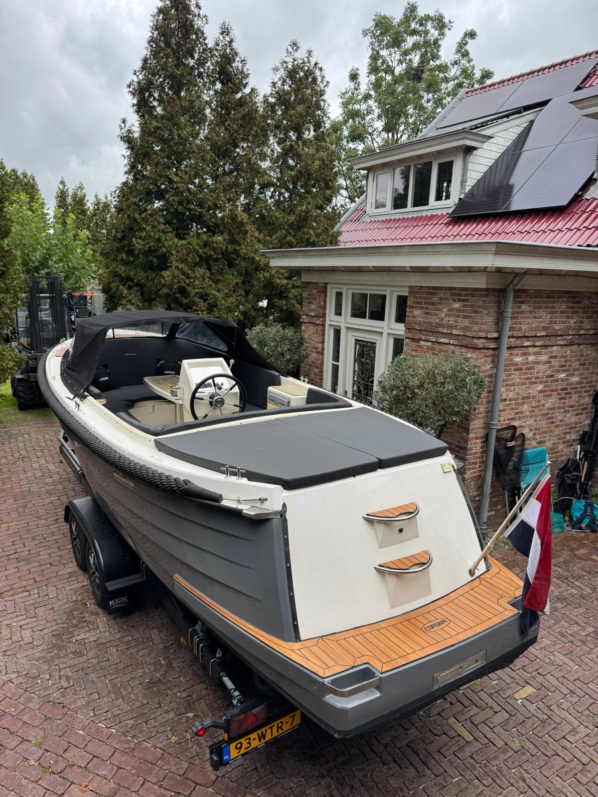Corsiva 690 + 30pk Mercury NARDO GREY * BOMVOL* Teak Bunkuss, Watersport en Boten, Tender, Buiskap, Ophalen of Verzenden, Zo goed als nieuw