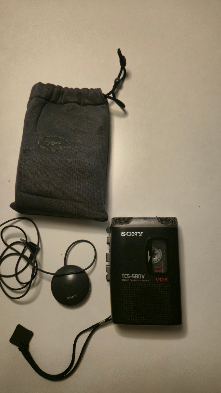 Sony TCS-580V Stereo Cassette-Corder in perfecte staat, Audio, Tv en Foto, Ophalen of Verzenden, Walkman