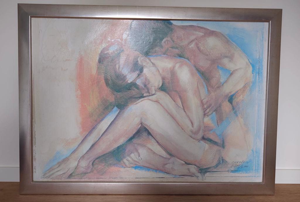 Schilderij Chekirov man/vrouw, Ophalen