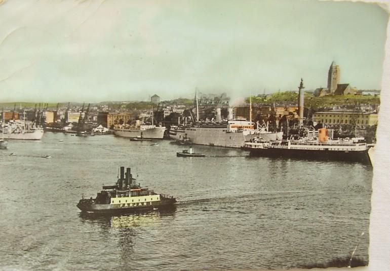 Oude ansichtkaart Göteborg, Hammen, Zweden, Ophalen of Verzenden, 1960 tot 1980, Gelopen, Overig Europa