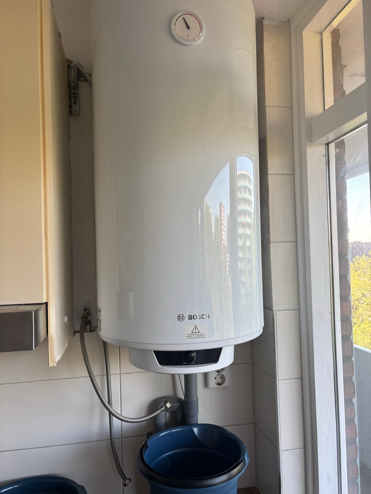 Bosch Boiler 100 liter- Zo goed als nieuw 3maanden oud, Ophalen, 20 tot 100 liter, Aardgas, Boiler