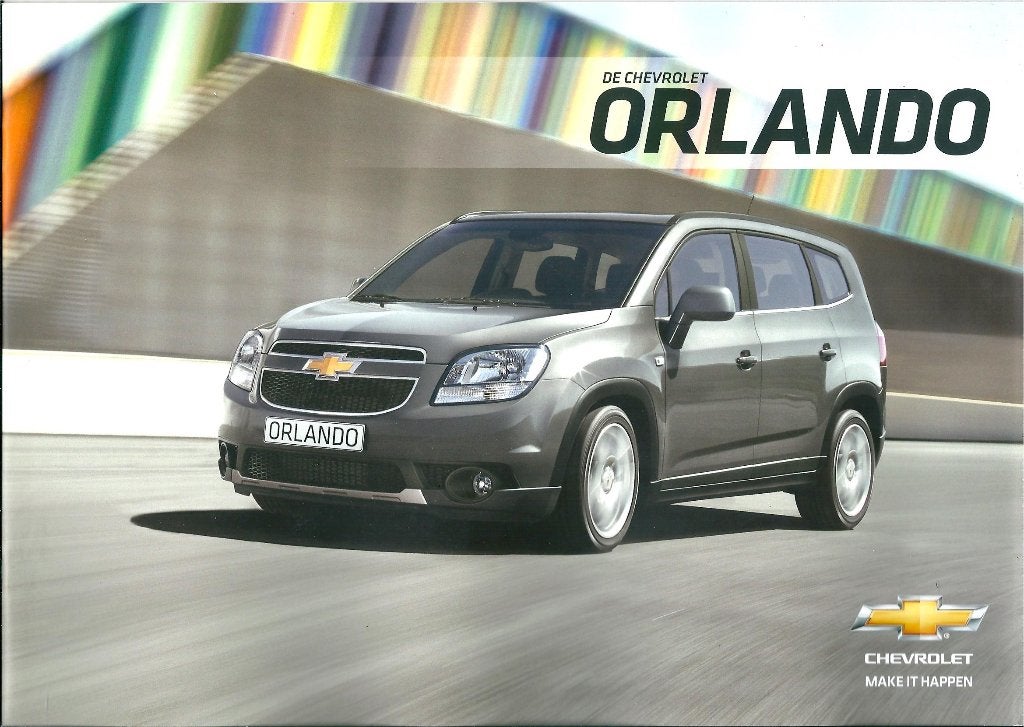 Brochure Chevrolet Orlando 2011, Ophalen of Verzenden, Gelezen, Chevrolet
