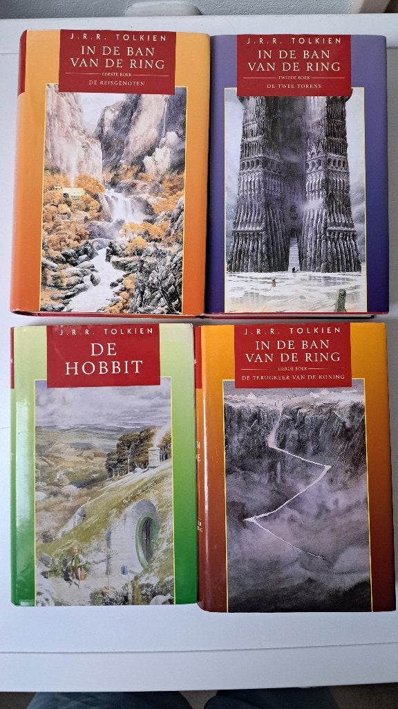 Tolkien: In de ban van de ring + de Hobbit HC's, Boeken, Ophalen of Verzenden, Gelezen, J.R.R. Tolkien