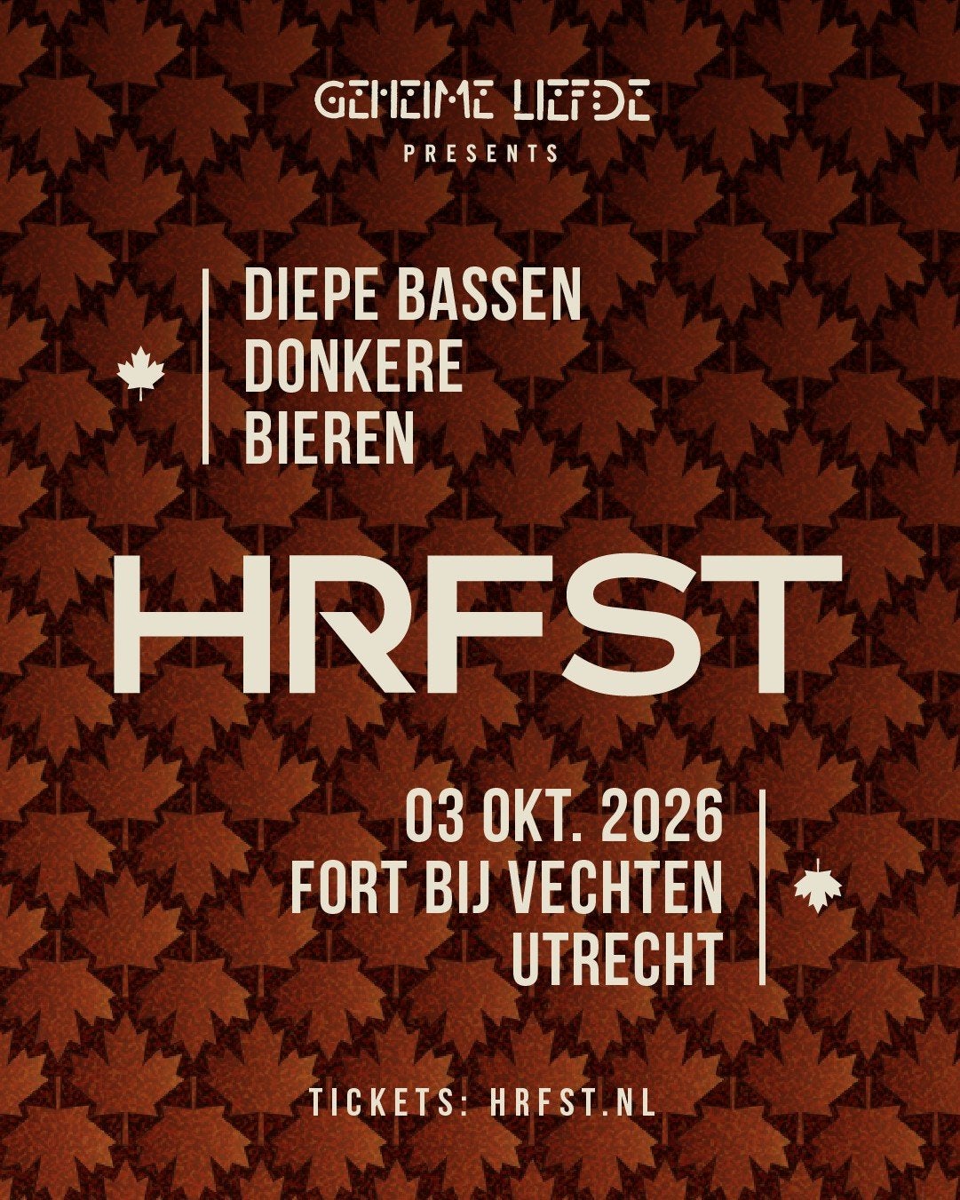 2 kaartjes geheime liefde HRFST, Tickets en Kaartjes, Concerten | Dance, Twee personen