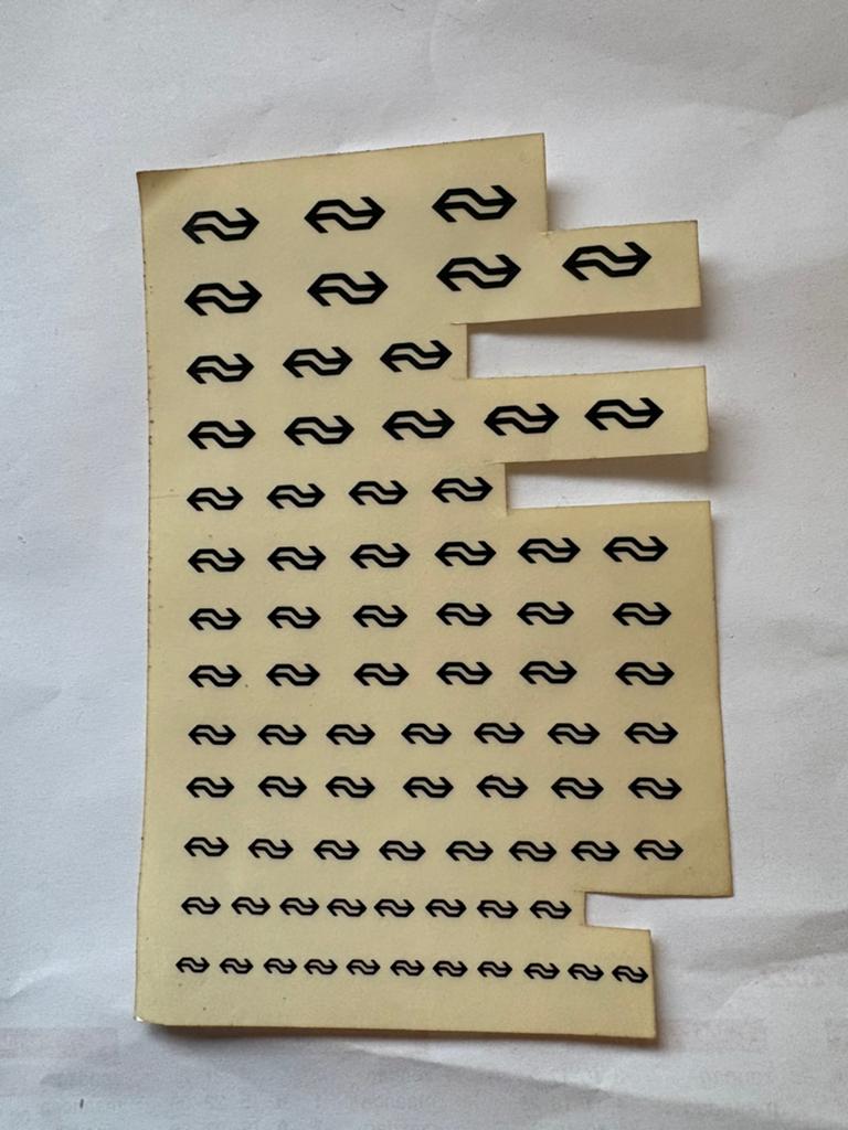 NS stickers tbv wagons marklin fleischmann, Gelijkstroom, Fleischmann, Wagon, Ophalen of Verzenden