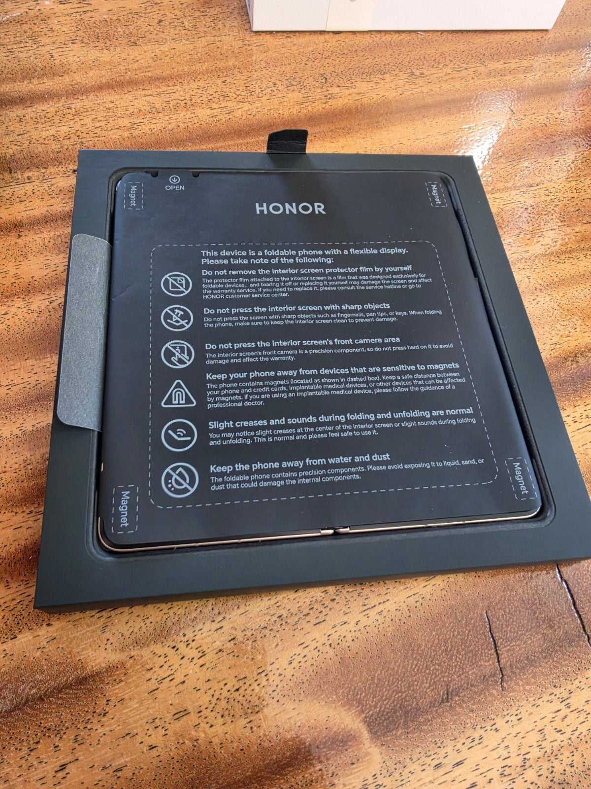 Honor Magic goud V5 512GB 16GB RAM met accessoires, Telecommunicatie, Inklapmodel, Ophalen of Verzenden, Zo goed als nieuw, Zonder simlock