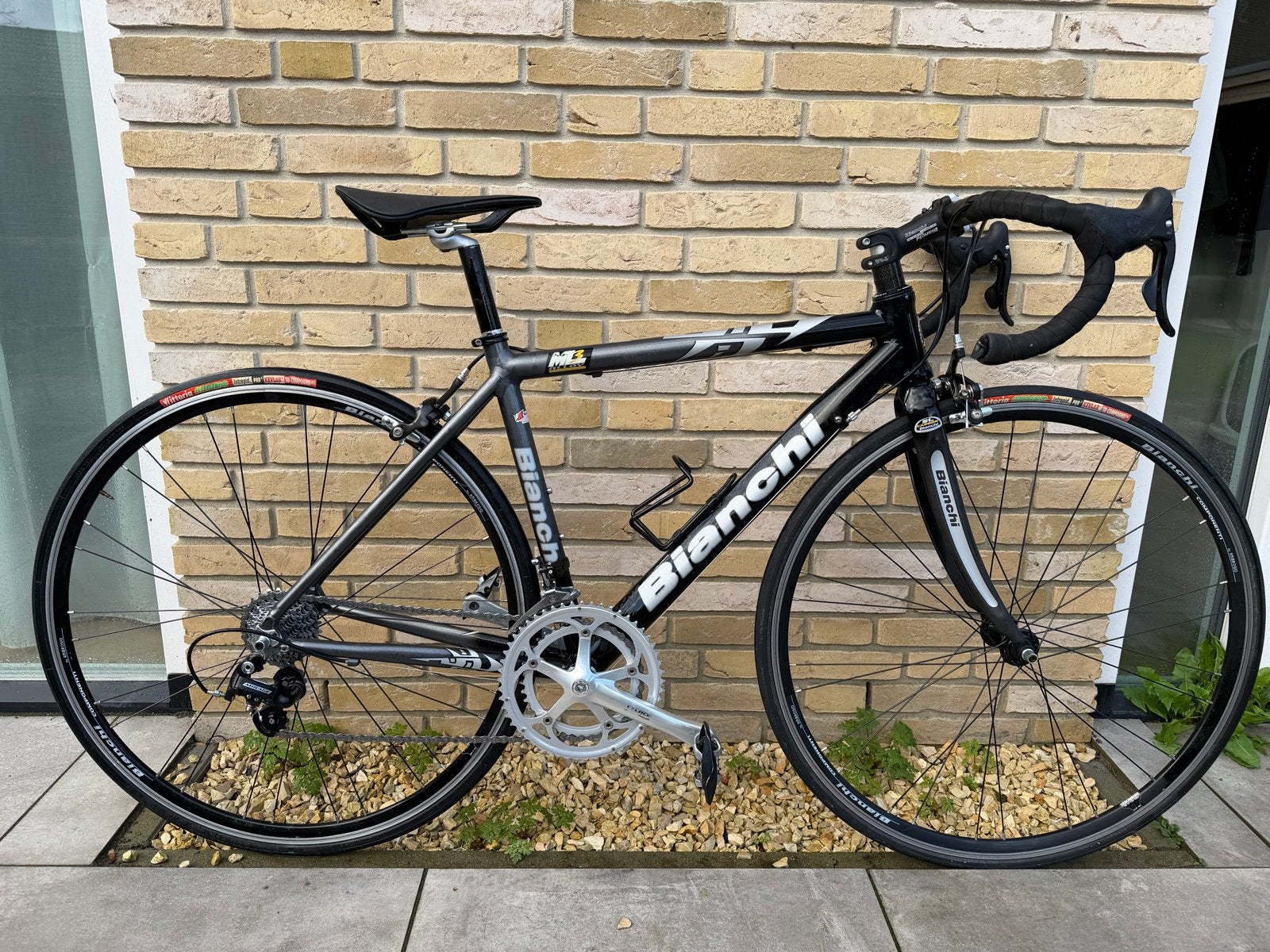 Bianchi ML3 Racefiets 46cm Campagnolo Mirage Dames/Jeugd, Overige merken, 28 inch, Gebruikt, Velgrem