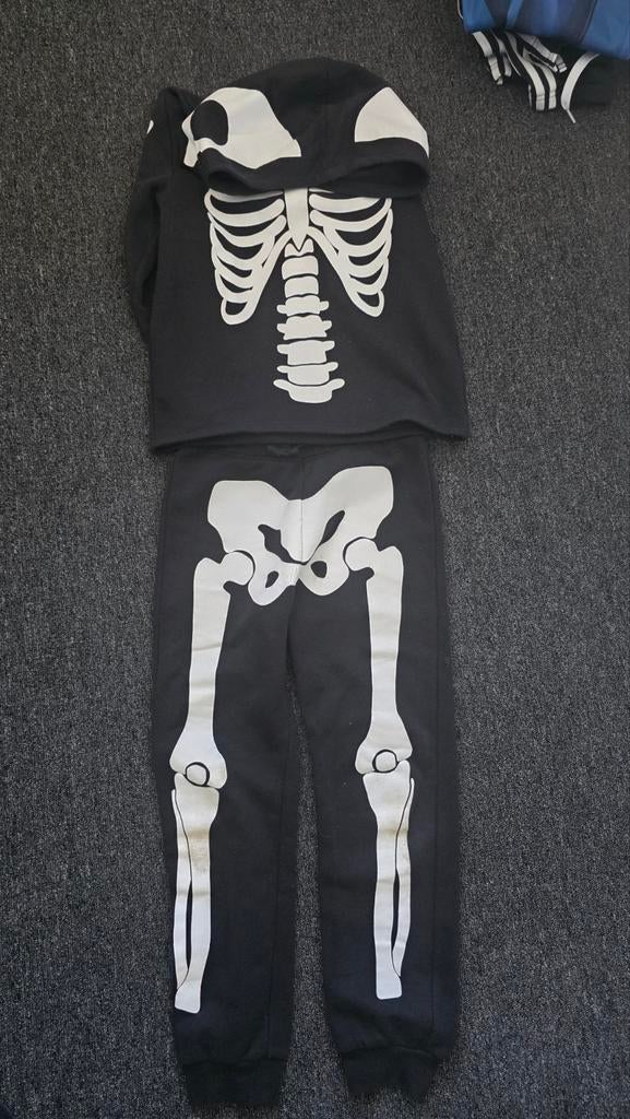 Skelter verkleedpak voor kinderen maat 122/128, Kinderen en Baby's, Carnavalskleding en Verkleedspullen, Ophalen, Zo goed als nieuw