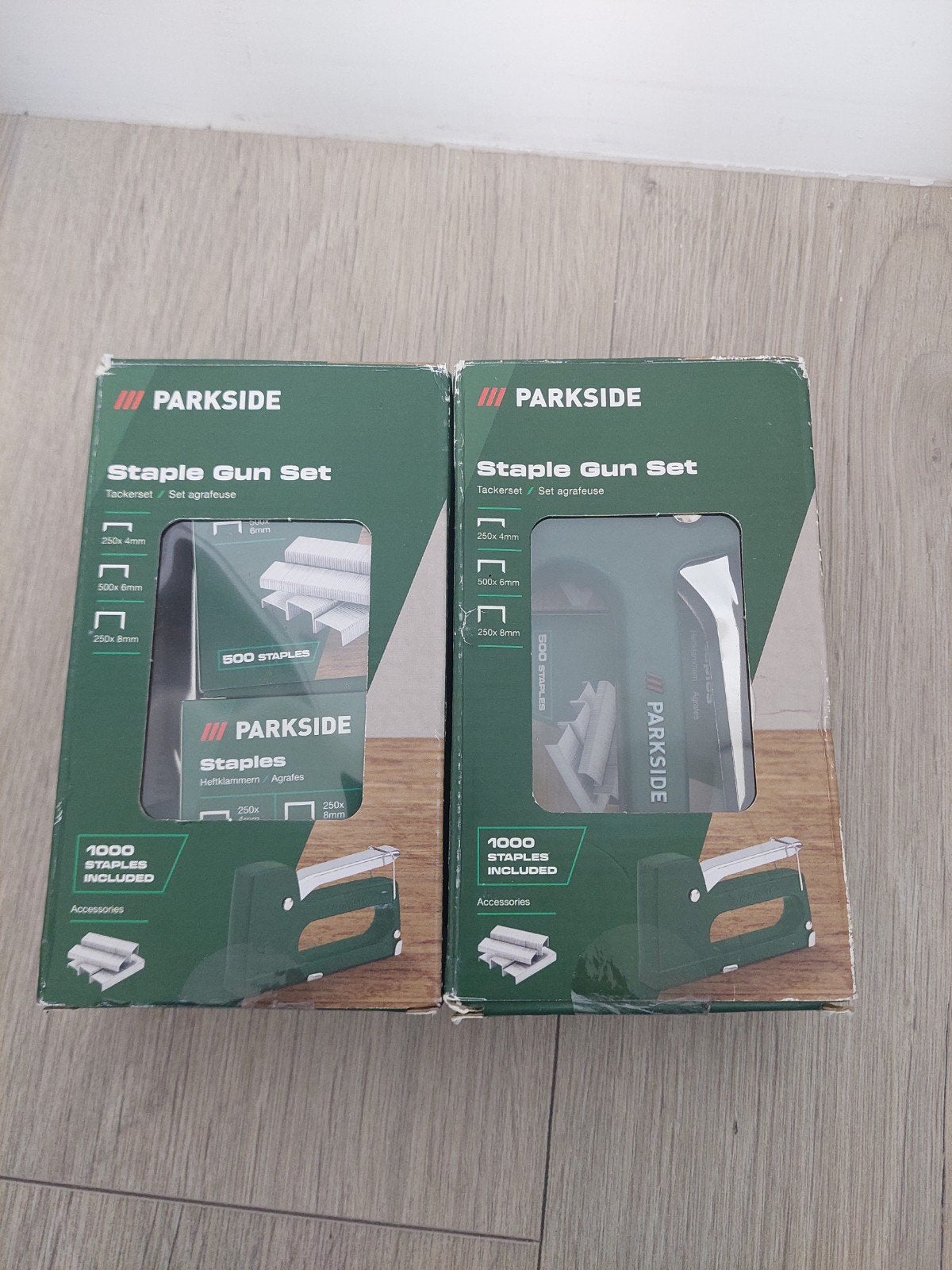 Parkside Staple Gun Set (2 stuks), Ophalen, Nieuw, Tacker/nietmachine, Parkside