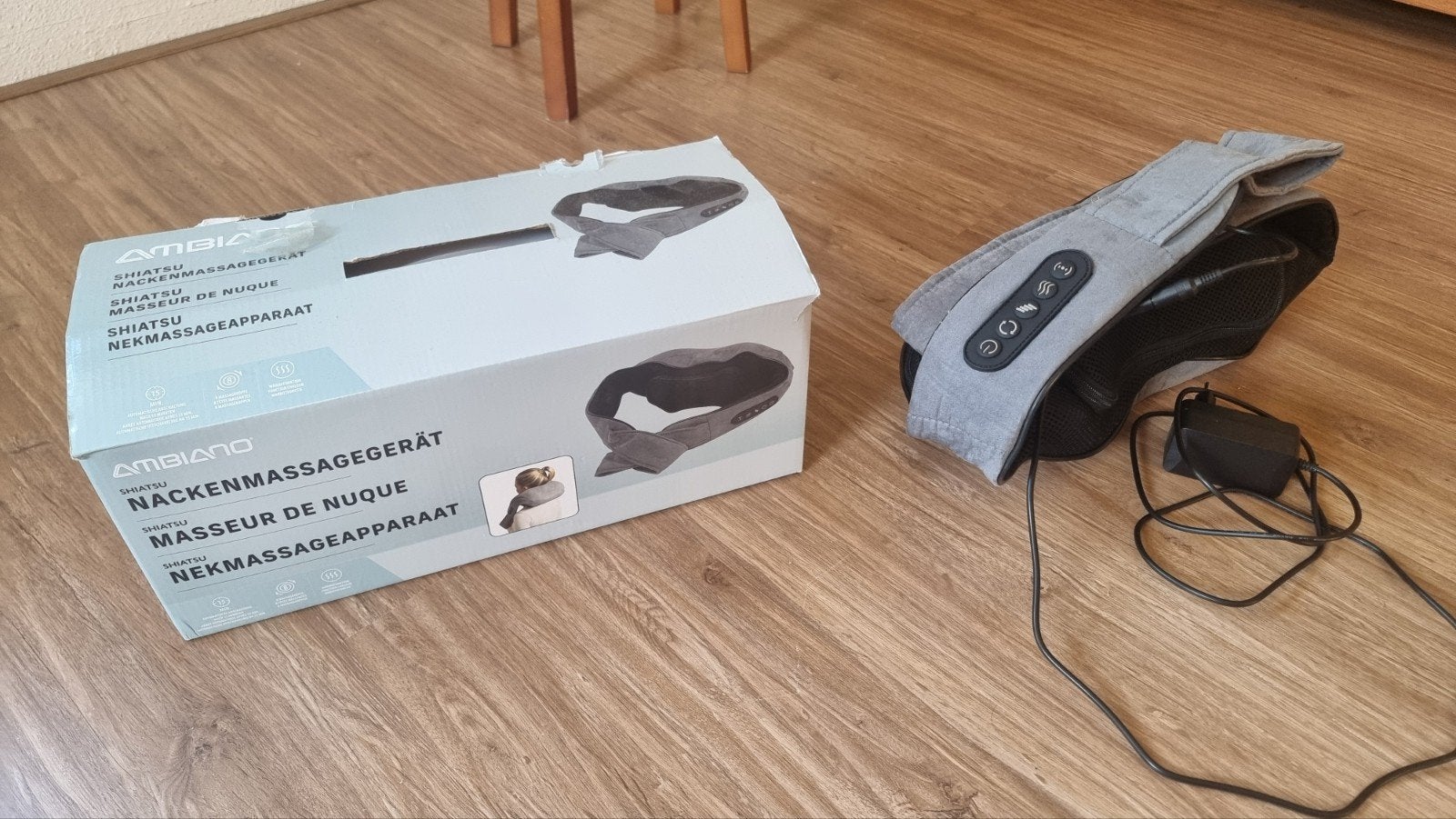 Ambiano Shiatsu Nekmassageapparaat - Zo goed als nieuw, Ophalen of Verzenden, Zo goed als nieuw, Apparaat
