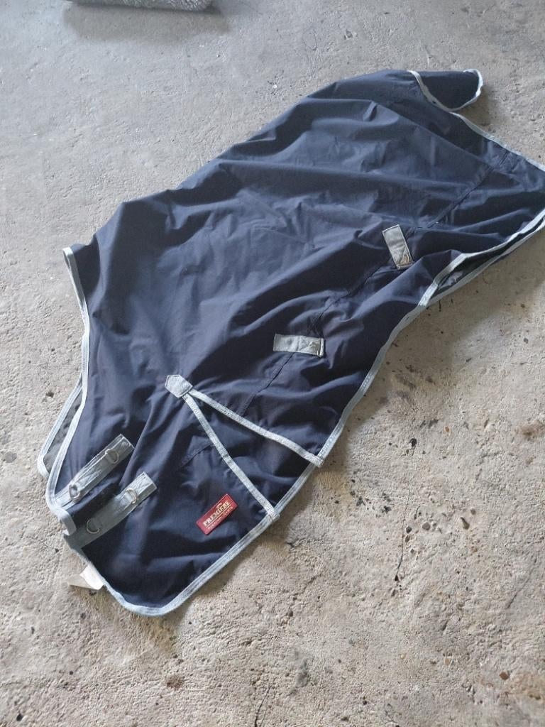 te koop winterdeken 185 cm, Dieren en Toebehoren, Paarden en Pony's | Dekens en Dekjes, Gebruikt, Deken, Cob (M), Première, Blauw