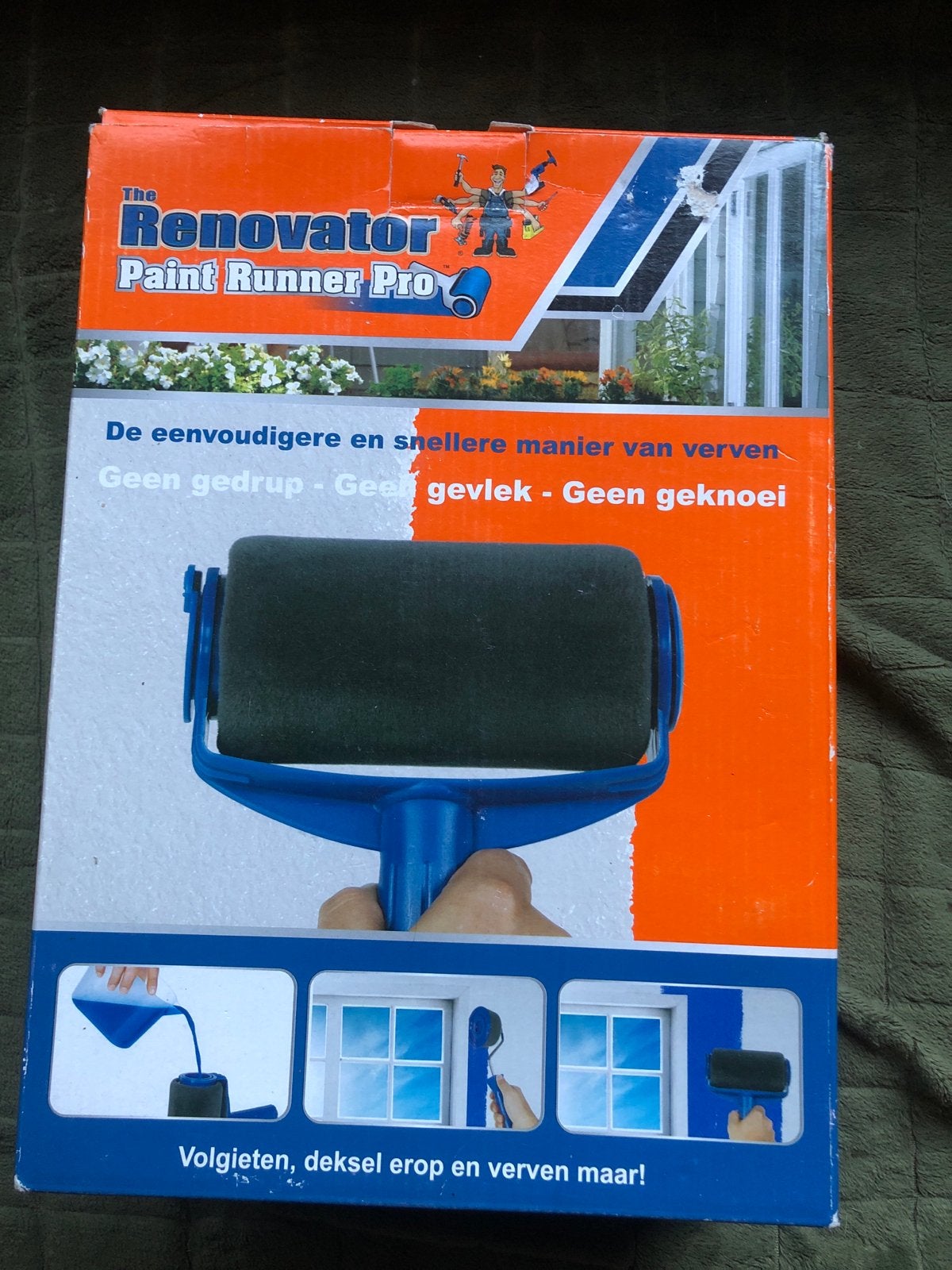 The Renovator Paint Runner Pro verfroller, Doe-het-zelf en Verbouw, Ophalen of Verzenden, Nieuw, Verfroller