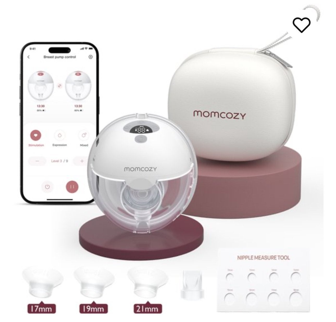Momcozy borstkolf - Zo goed als nieuw, Ophalen of Verzenden, Zo goed als nieuw