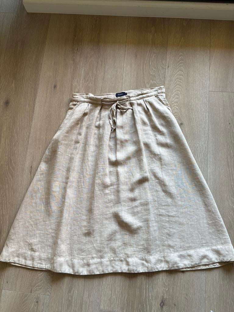 Linnen rok van Purdey, maat 42, Kleding | Dames, Rokken, Beige, Maat 42/44 (L), Ophalen of Verzenden, Zo goed als nieuw