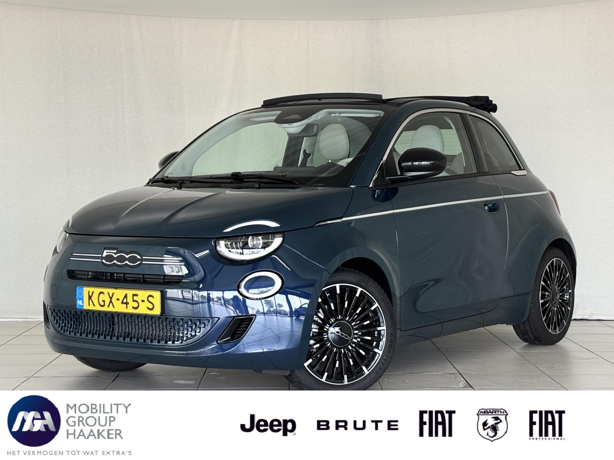 Fiat 500C 1.0 Hybrid La Prima | Apple/Android | Achteruitrij, Auto's, Gebruikt, Euro 6, Cabriolet, 4 stoelen