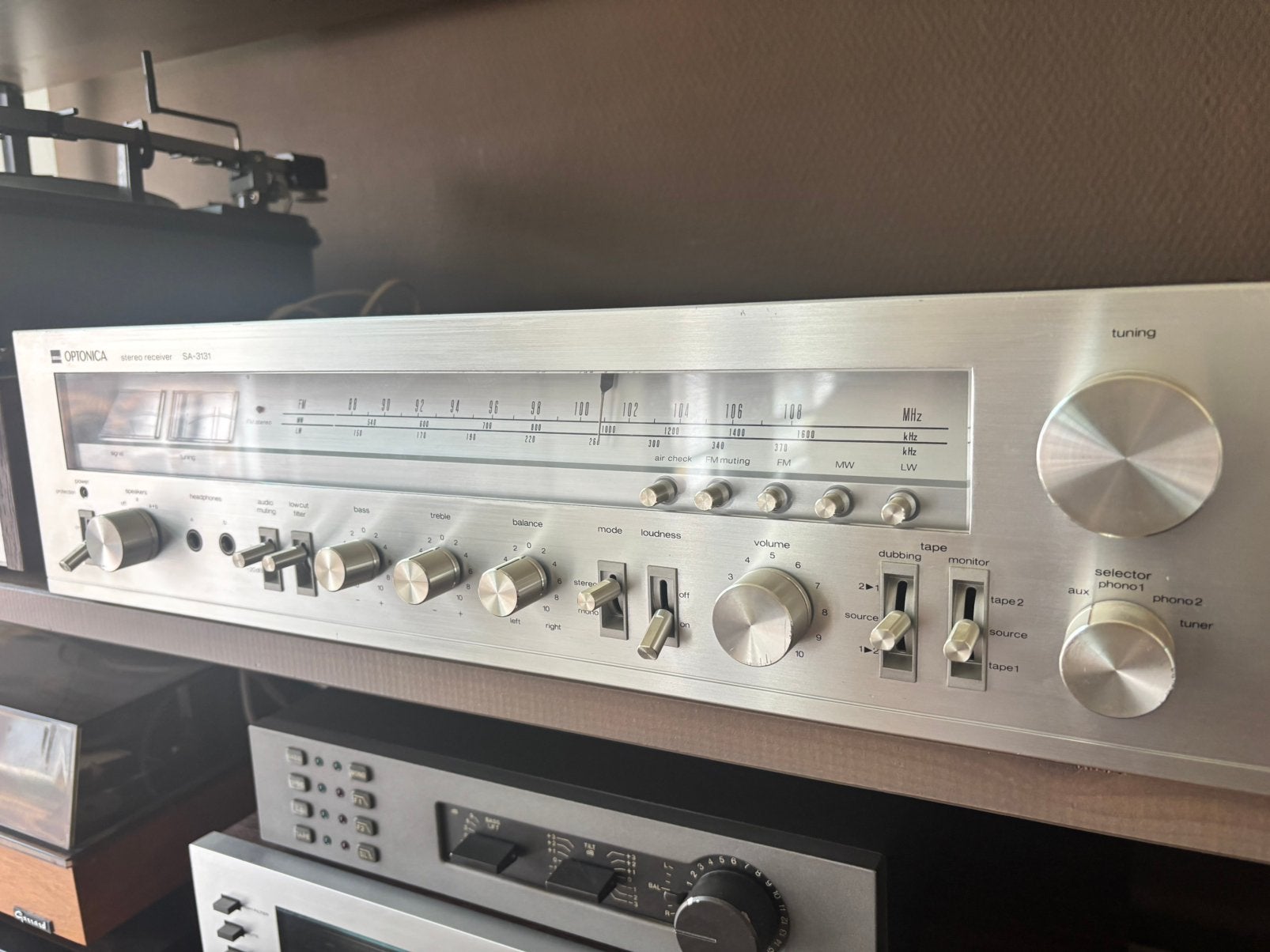 Optonica (Sharp) Vintage Receiver SA3131H, Ophalen of Verzenden, Zo goed als nieuw, Minder dan 60 watt, Overige merken