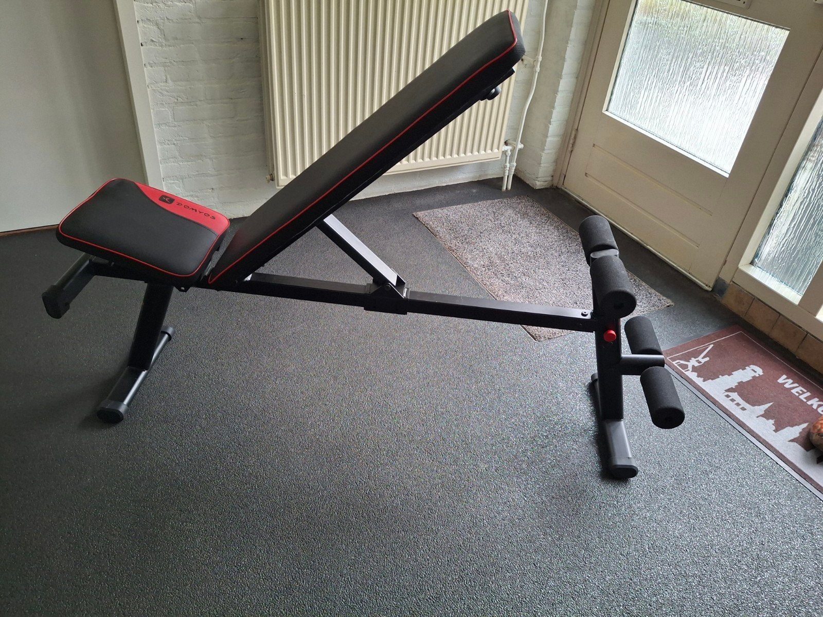 Domyos fitness bankje., Ophalen, Zo goed als nieuw, Krachtstation