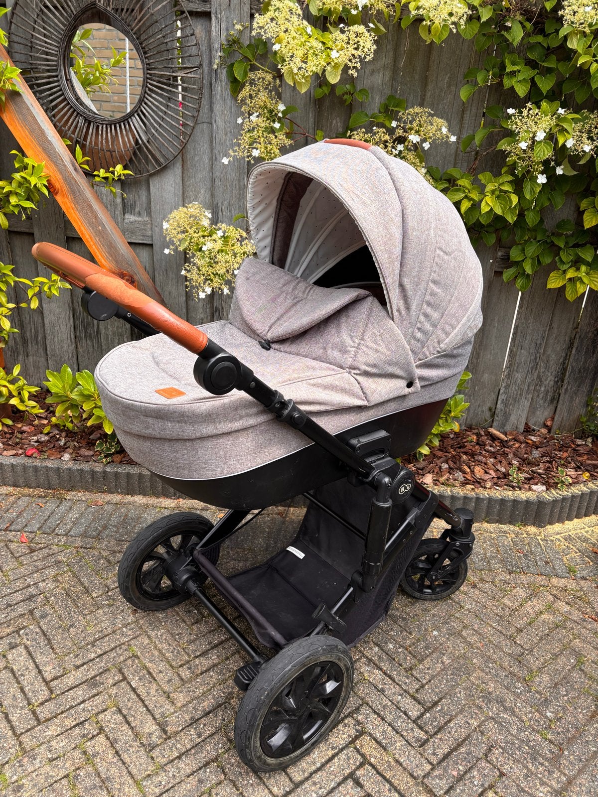 Combiwagen 3-in-1 Beige, Kinderen en Baby's, Kinderwagens en Combinaties, Overige merken, Gebruikt, Luchtbanden, Ophalen of Verzenden