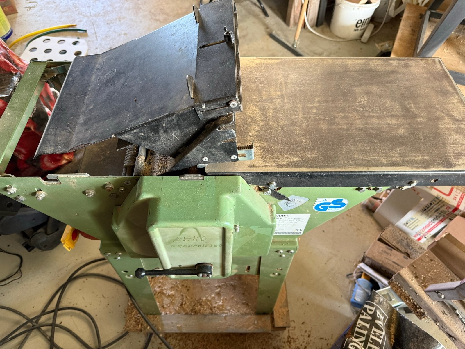 AL-KO PRO-PHM260 Vlak- en Vandiktebank, Ophalen, Gebruikt, Elektrisch