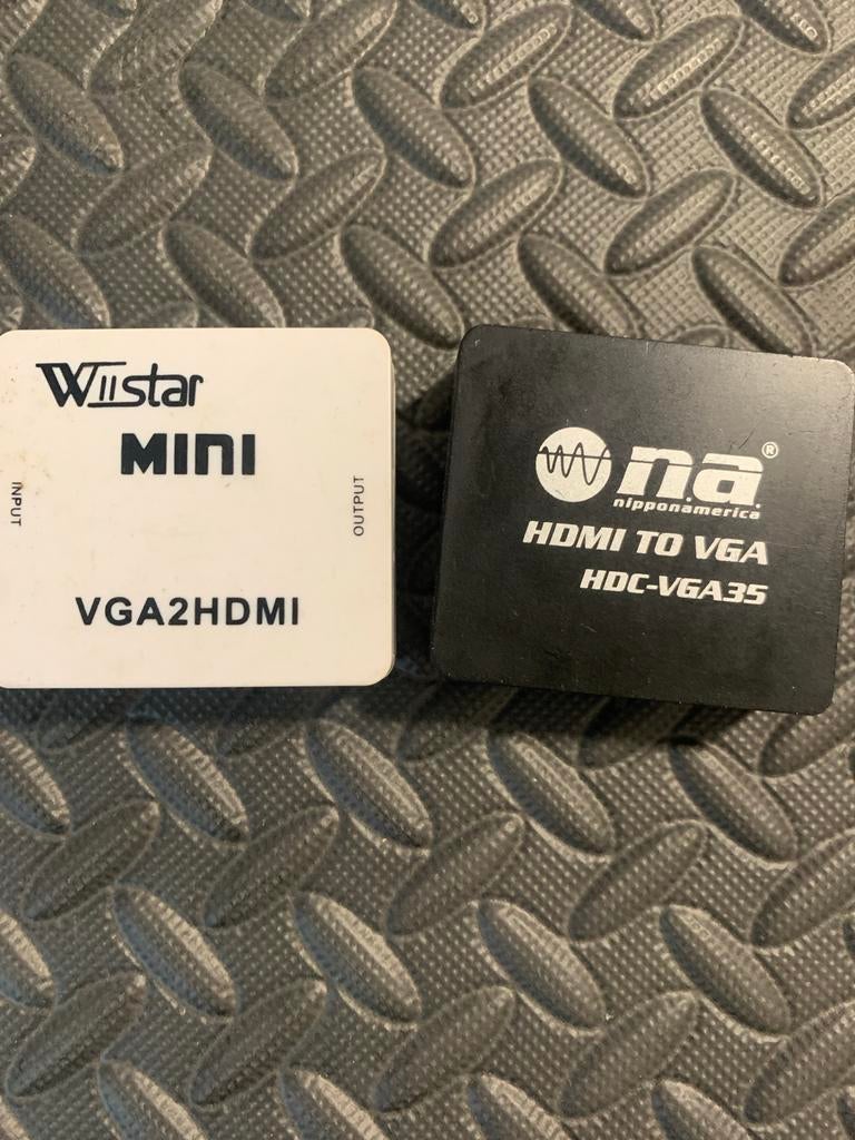VGA naar HDMI en HDMI naar VGA Converters, Ophalen of Verzenden, Gebruikt