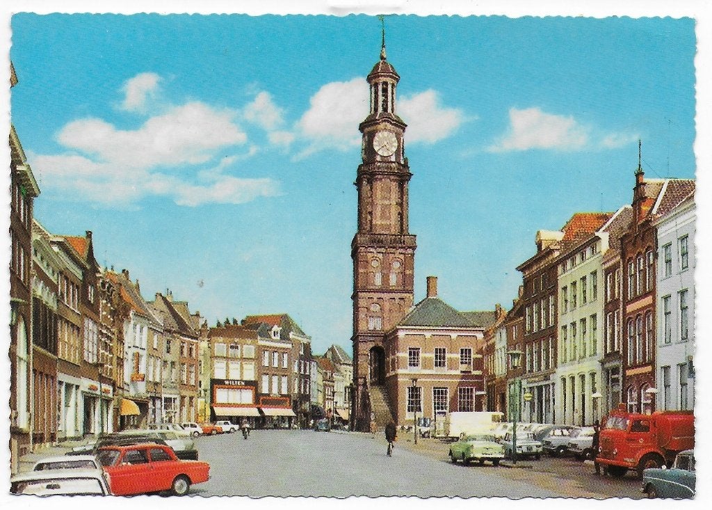 Zutphen Groenmarkt Gelopen Ansichtkaart ( B5670), Ophalen of Verzenden, 1980 tot heden, Gelopen, Gelderland