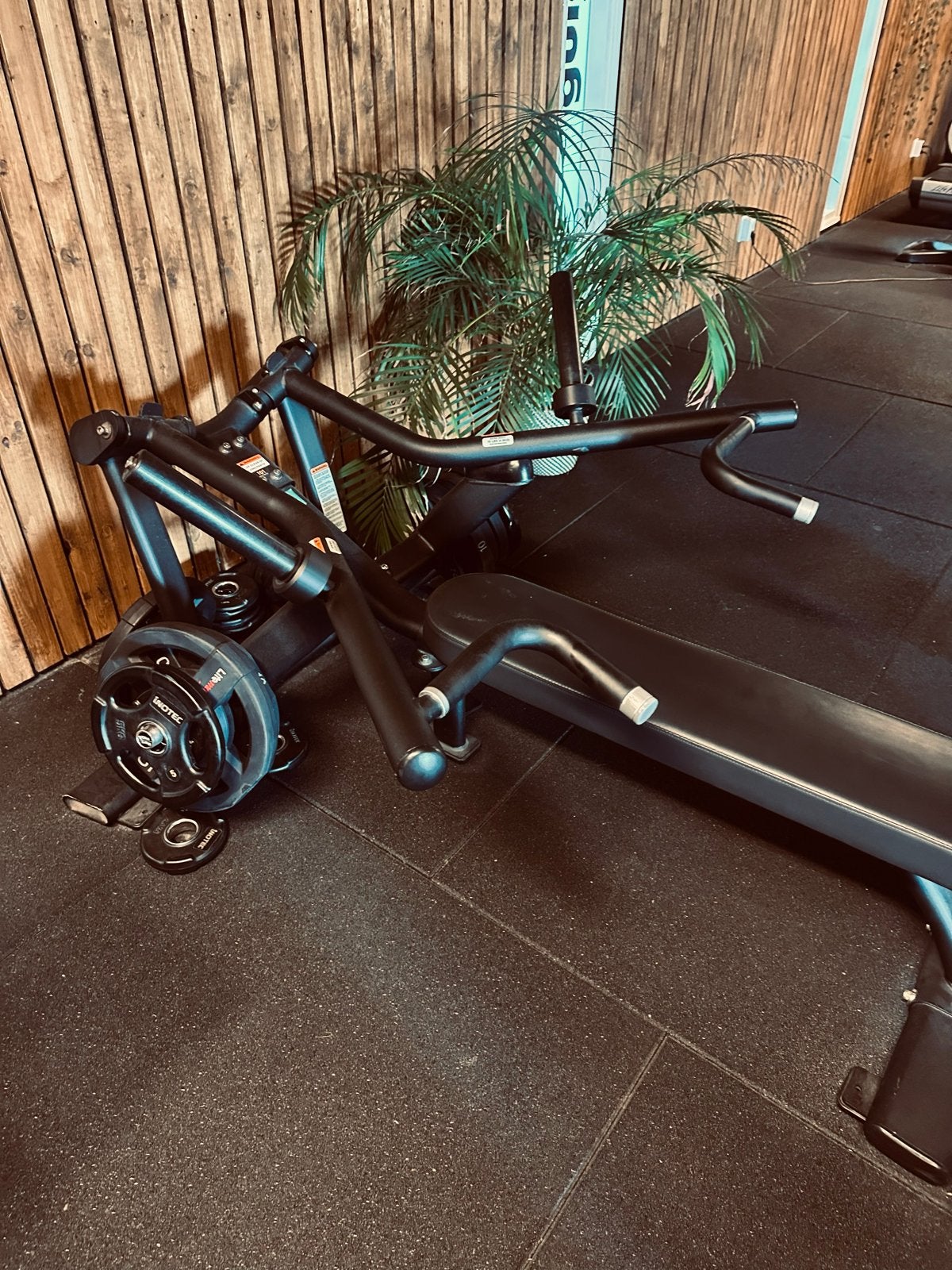 Matrix Krachtstation - plate loaded chest press, Ophalen, Krachtstation, Armen, Zo goed als nieuw