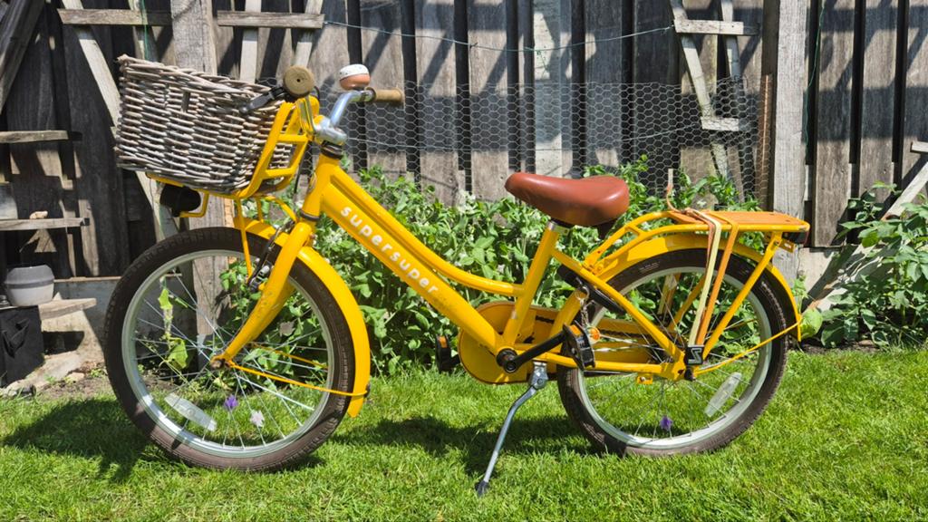 Supersuper fiets 20 inch, Fietsen en Brommers, Fietsen | Meisjes, Ophalen, Terugtraprem, Gebruikt, 20 inch