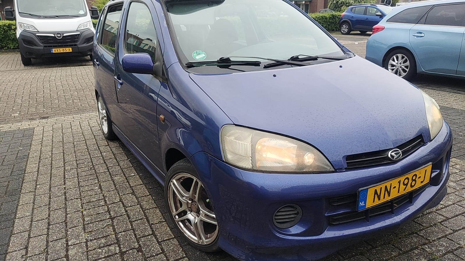 Daihatsu YRV 1.3 S 2004 Blauw, 31 €/maand, 4 cilinders, Blauw, 1000 kg
