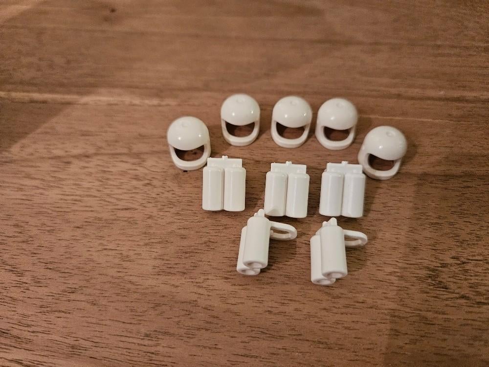 Nieuwe lego poppetjes witte accessoires space, Lego, Lego, Lego, Accessoire