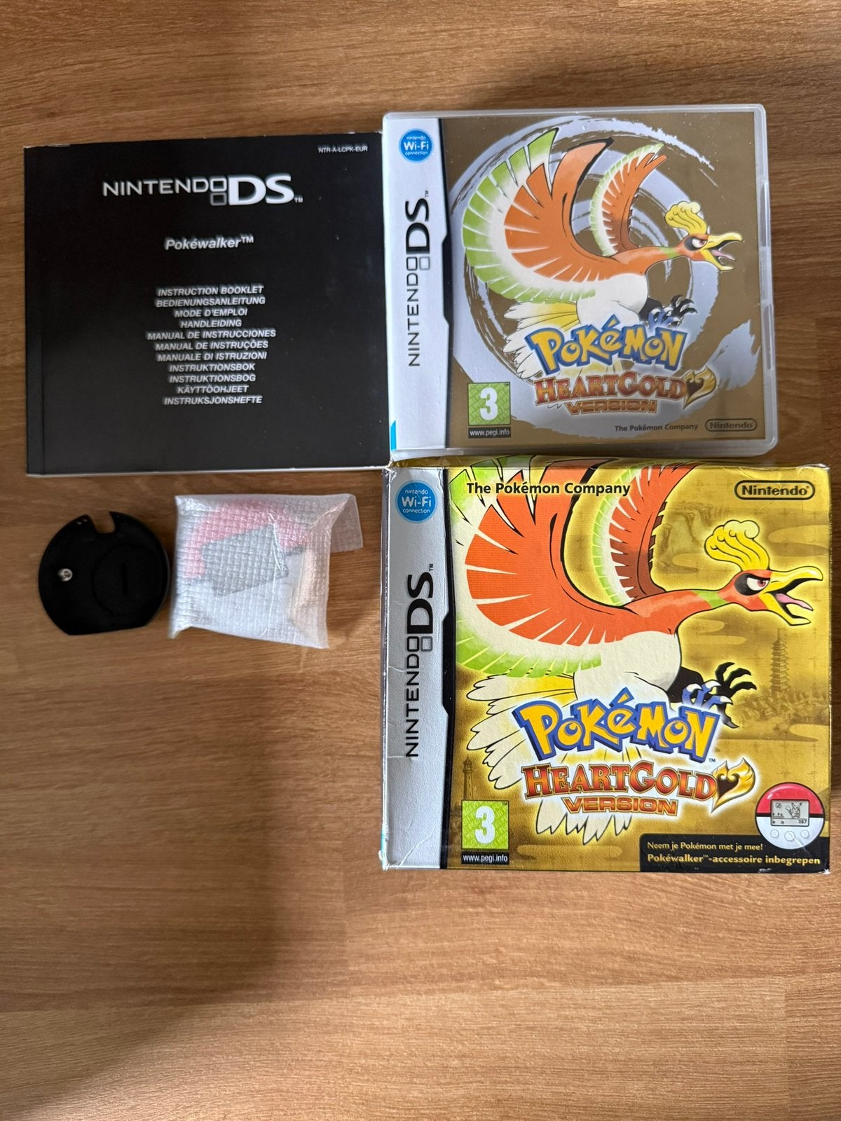 Pokemon Heartgold Big Box voor de nintendo DS + Pokewalker!, Spelcomputers en Games, Avontuur en Actie, 1 speler, Ophalen of Verzenden