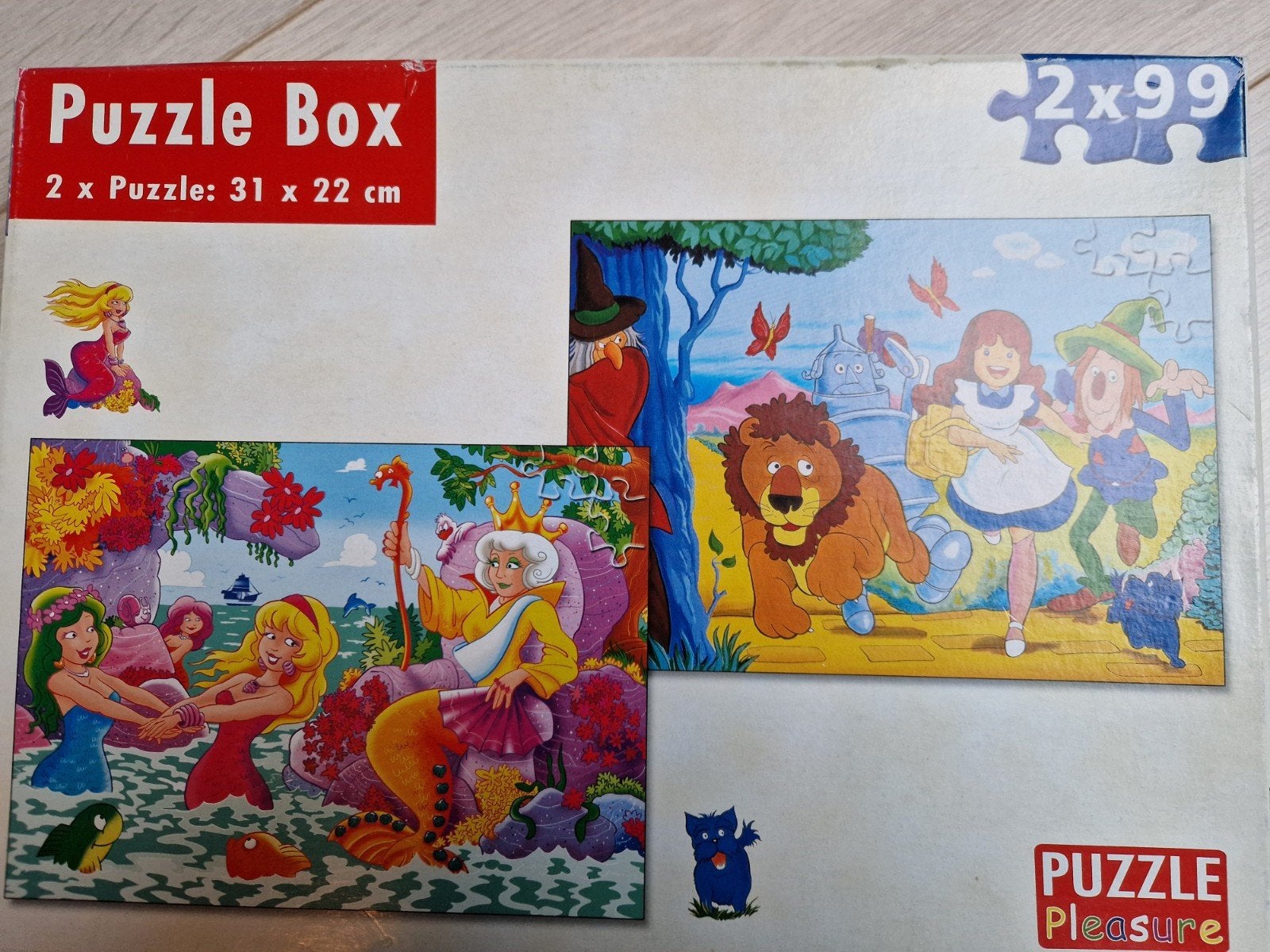 1987 de tovenaar van oz puzzel puzzle tekenfilm cartoon, Ophalen of Verzenden