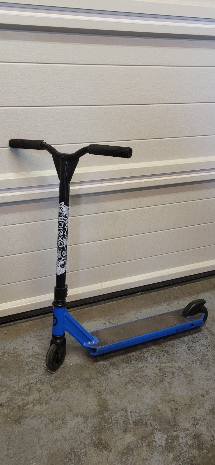 Blauwe stuntstep, Minder dan 47 cm, Ophalen, Gebruikt, Overige merken