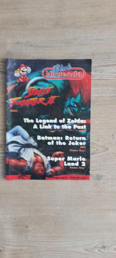 Nintendo Maandblad STREET FIGHTER 2 - Club Nintendo, Ophalen of Verzenden, 1980 tot heden, Nederland, Tijdschrift