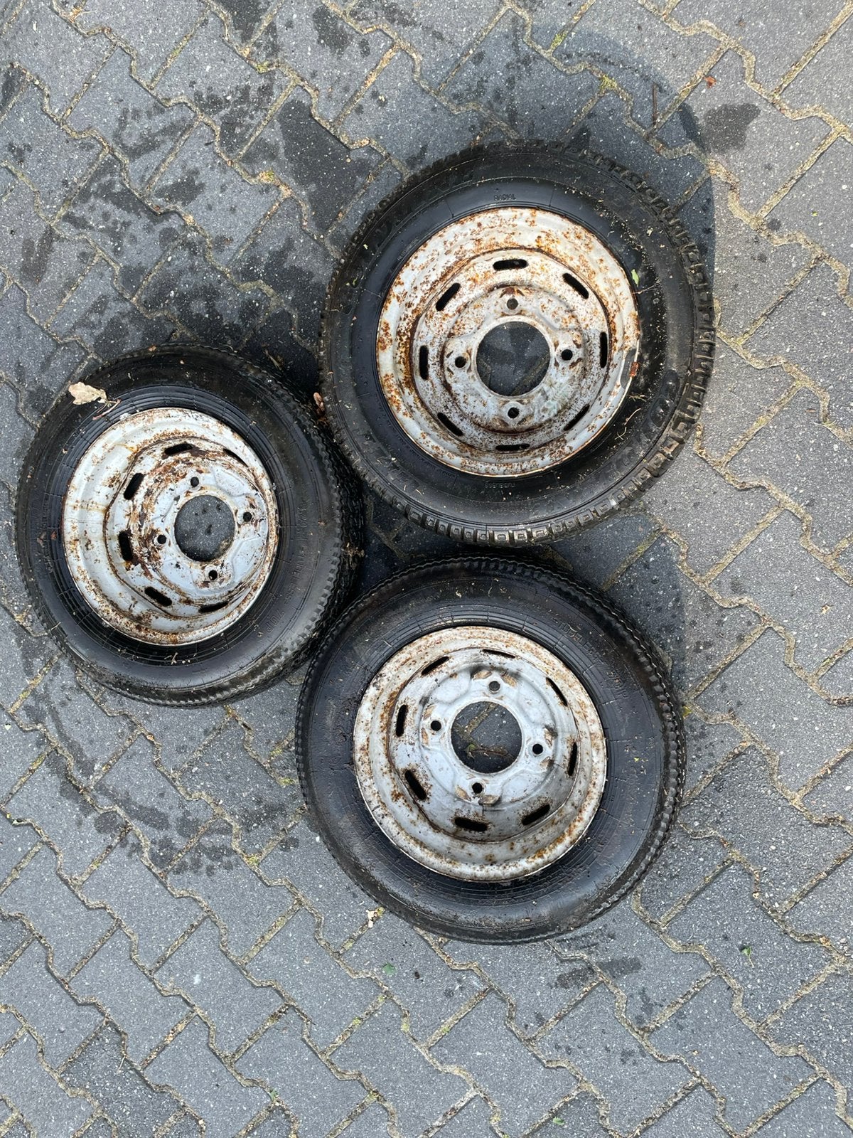 Trabant velgen 13 inch, Ophalen, Gebruikt