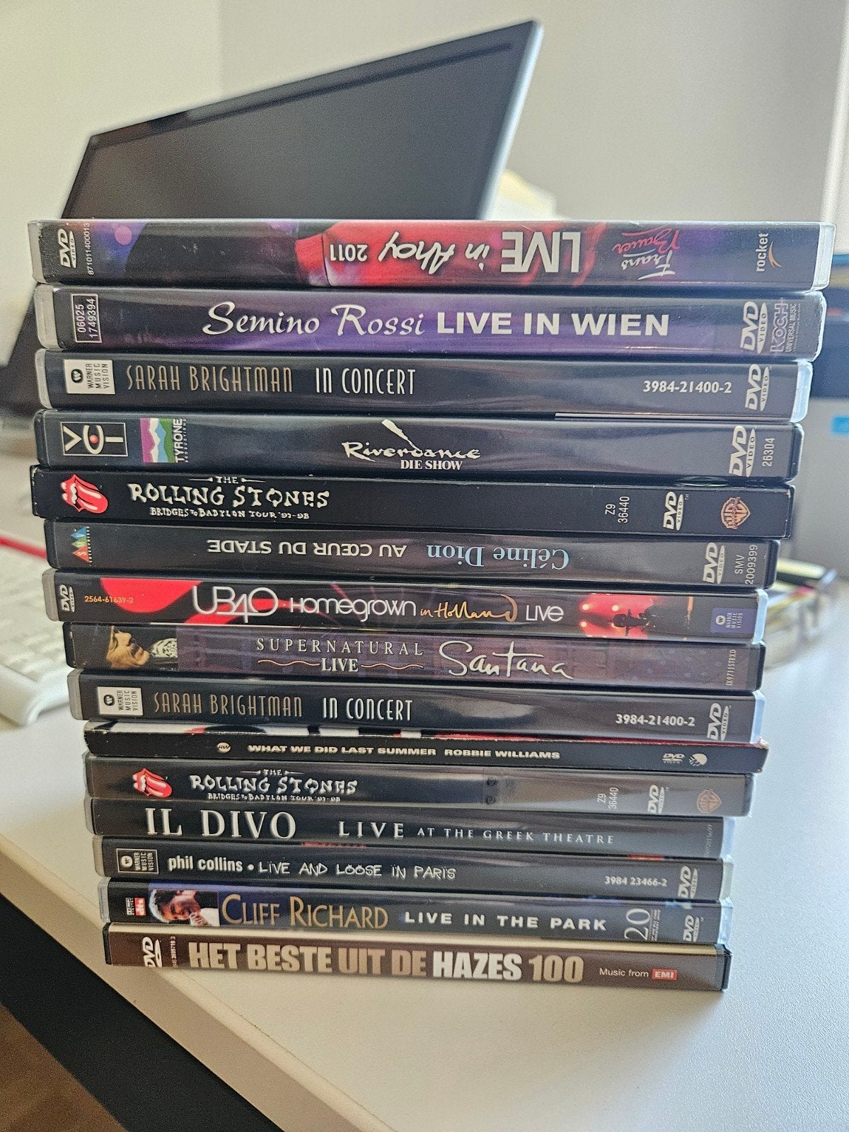 Grote collectie muziek- en concert-dvd's (15 stuks), Gebruikt, Alle leeftijden, Nederlands, Ophalen of Verzenden