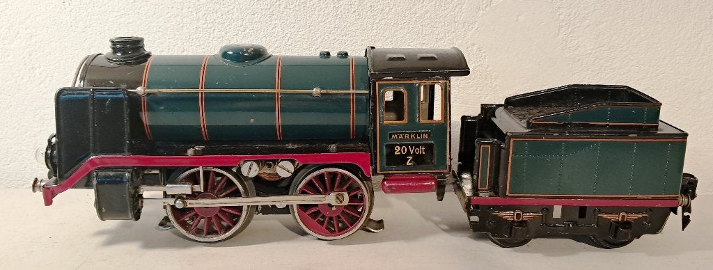Marklin spoor 0 elektrische stoomlocomotief R66/12910 1933, Ophalen of Verzenden