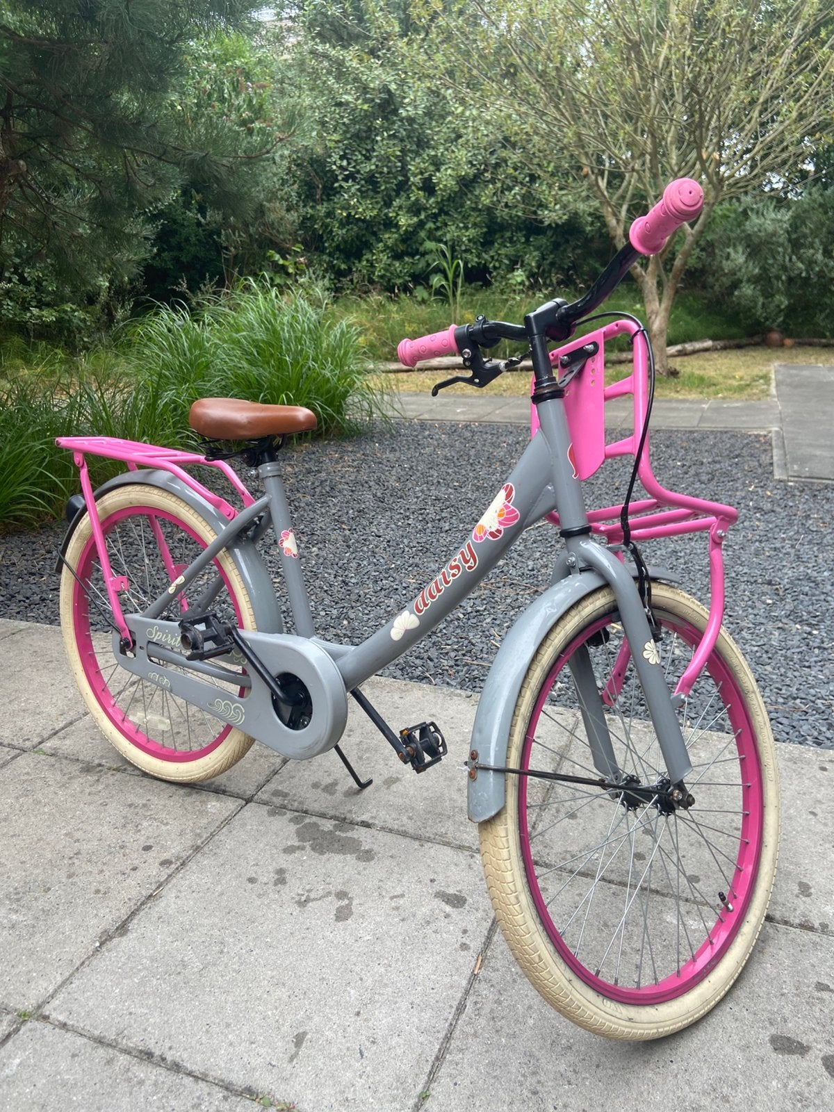 Meisjesfiets roze 22 inch, Fietsen en Brommers, Fietsen | Meisjes, Ophalen, Zo goed als nieuw, 22 inch