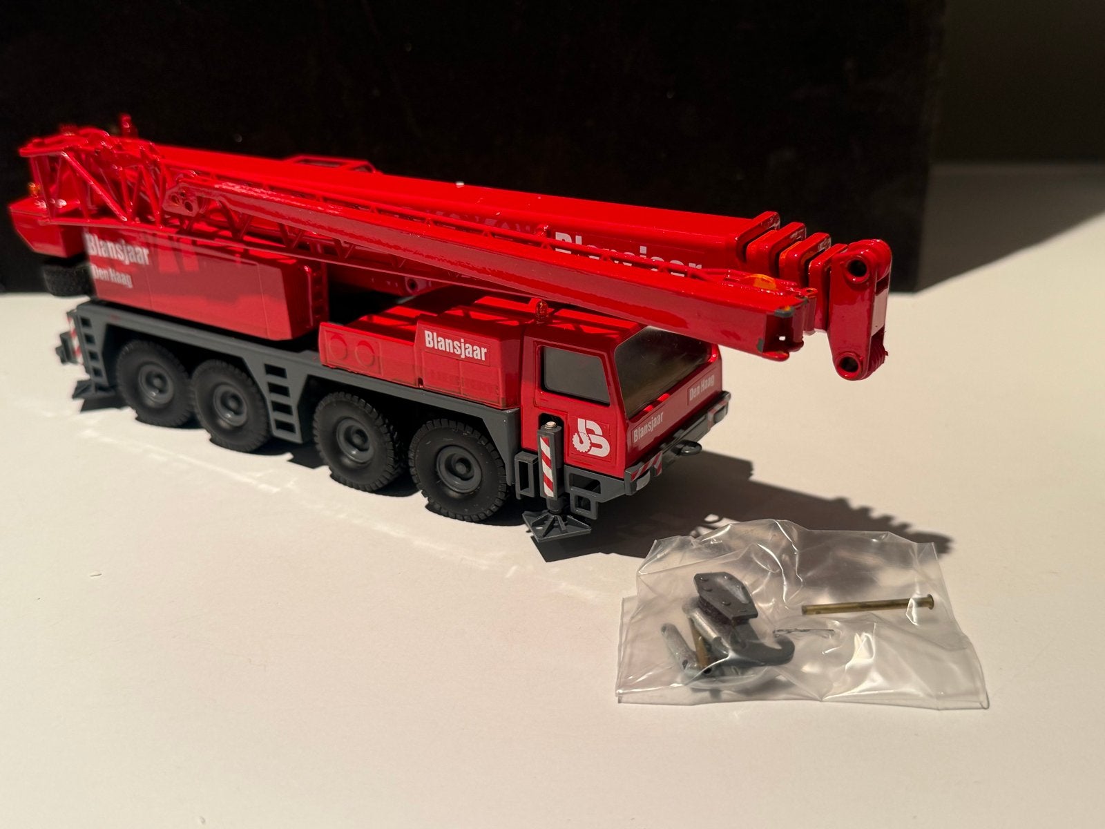 WSI Liebherr LTM 1090/1 Blansjaar Mobiele Kraan 1:50, Hobby en Vrije tijd, Ophalen of Verzenden, Zo goed als nieuw