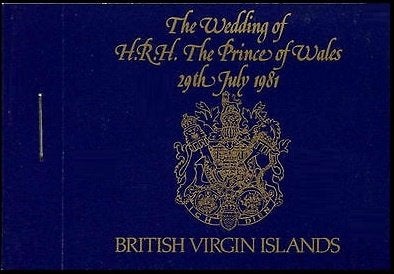 Br. VIRGIN Isl 1981 Royal Wedding Postzegelboekje, S.G.: SB1, Postzegels en Munten, Verzenden, Postfris, Koningshuis