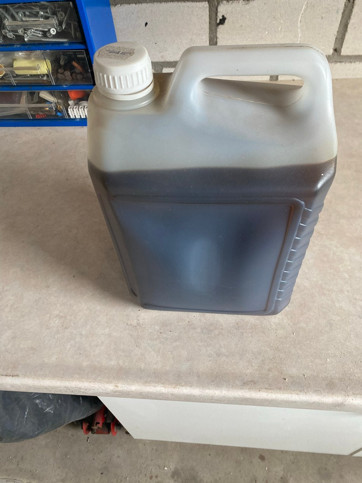 5 liter 10W40 motorolie, Ophalen