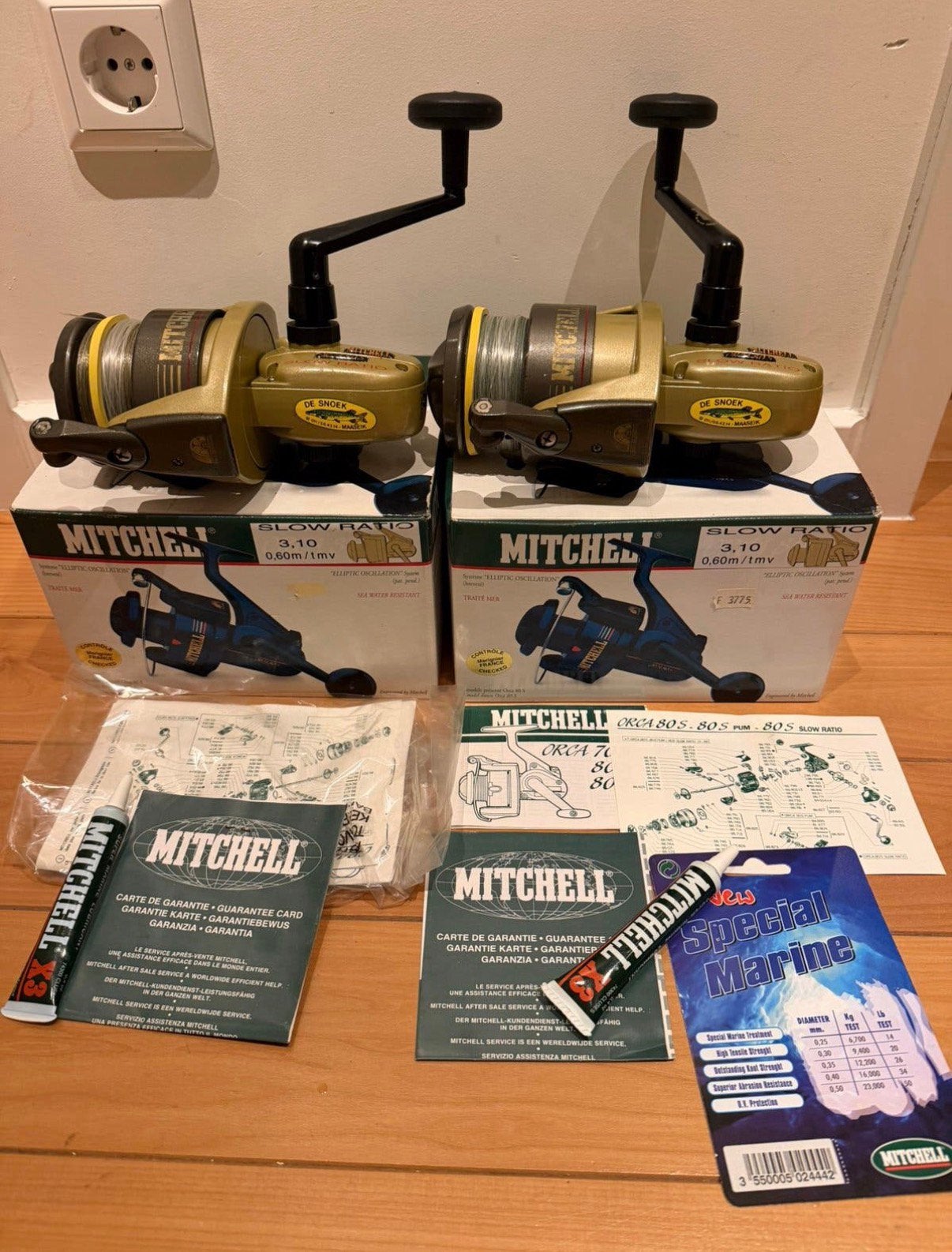 Mitchell Orca 80S zee molens’, Watersport en Boten, Ophalen of Verzenden, Zo goed als nieuw, Molen