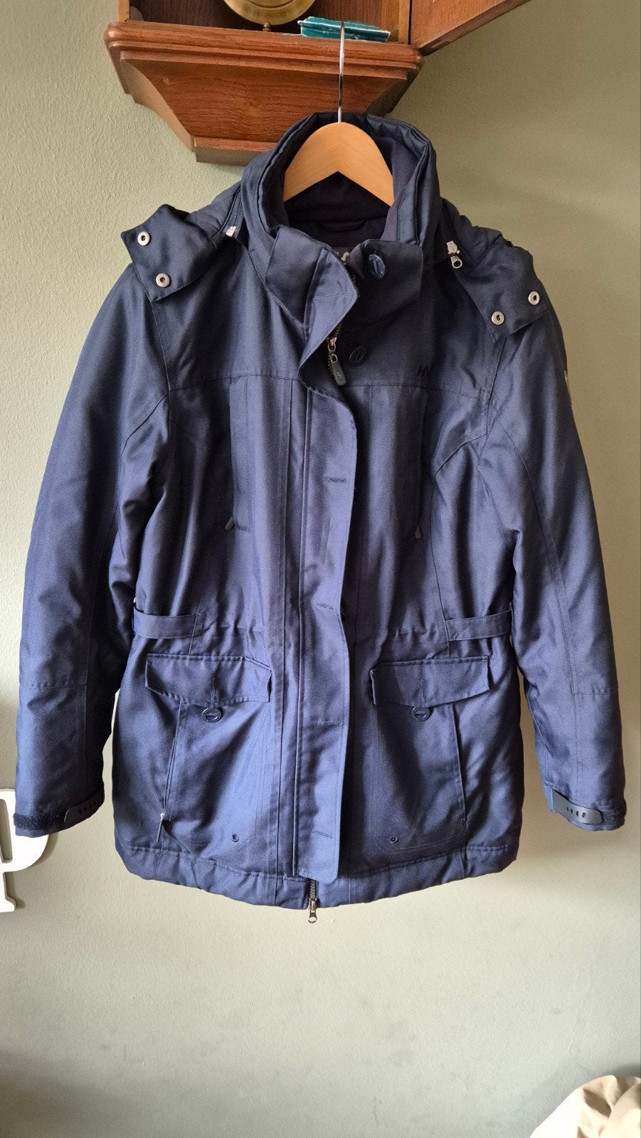 Human Nature zgan blauwe jas outdoor mt XL, Blauw, Maat 46/48 (XL) of groter, Ophalen of Verzenden, Zo goed als nieuw