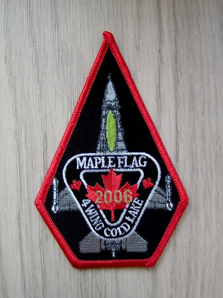 Patch RNLAF F-16 Fighting Falcon Maple Flag 2006, Verzenden, Luchtmacht, Nederland, Embleem of Badge