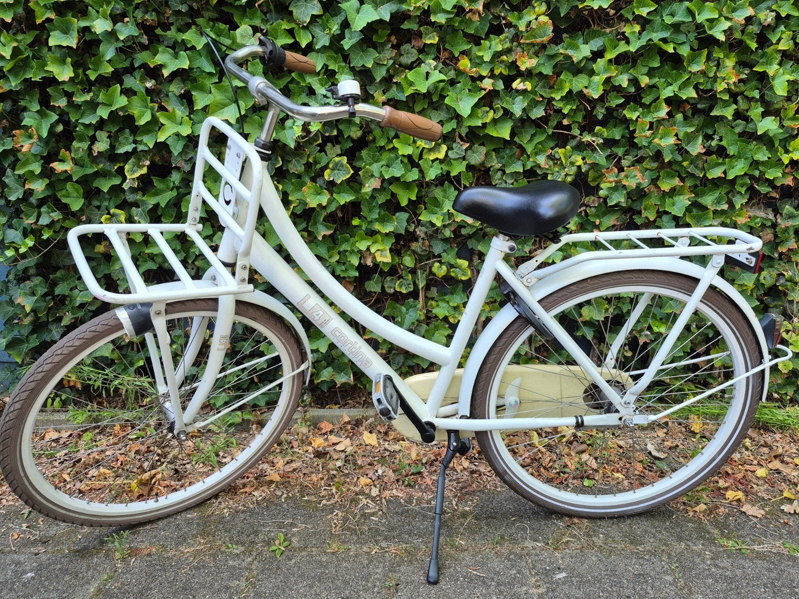 Cortina L4 Transportfiets 24" (8-12jr), Terugtraprem, Gebruikt, Versnellingen, Minder dan 47 cm
