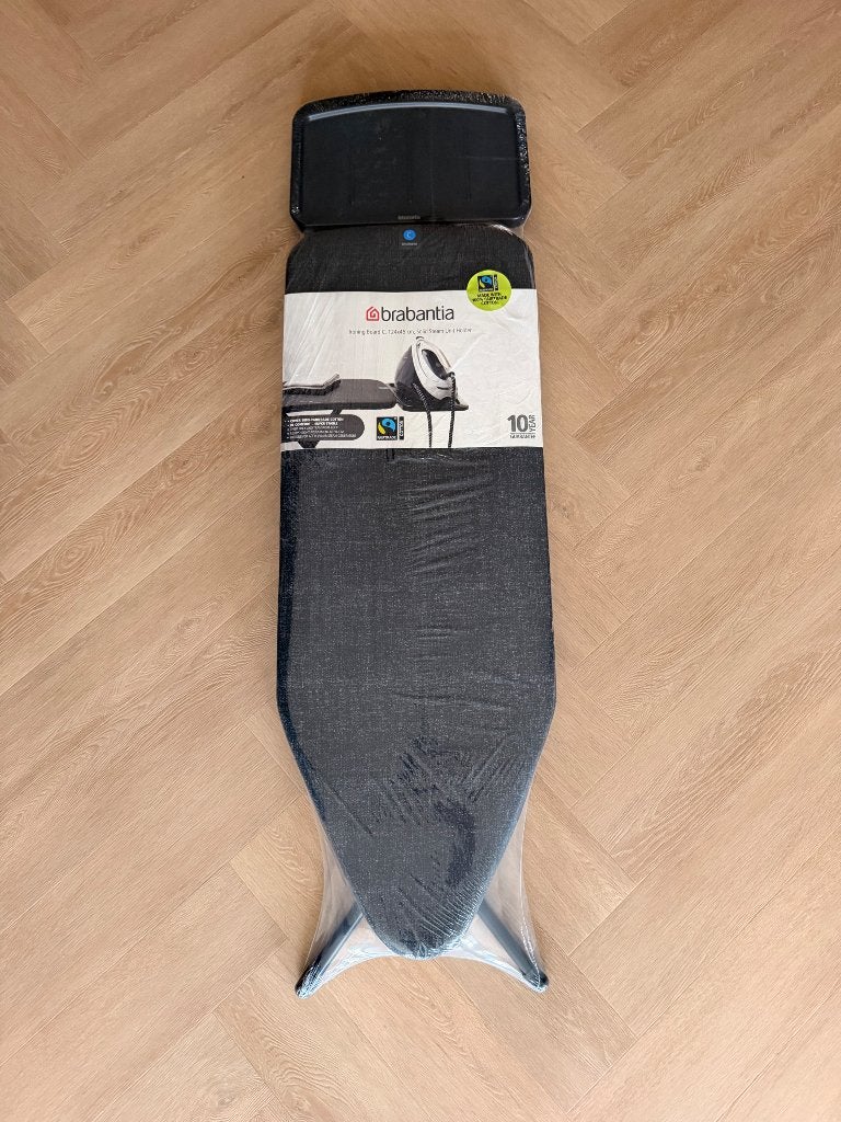 Brabantia STRIJKPLANK C 124 x 45 cm, voor stoomunit - Denim, Witgoed en Apparatuur, Strijkijzers en Strijkplanken, Ophalen of Verzenden