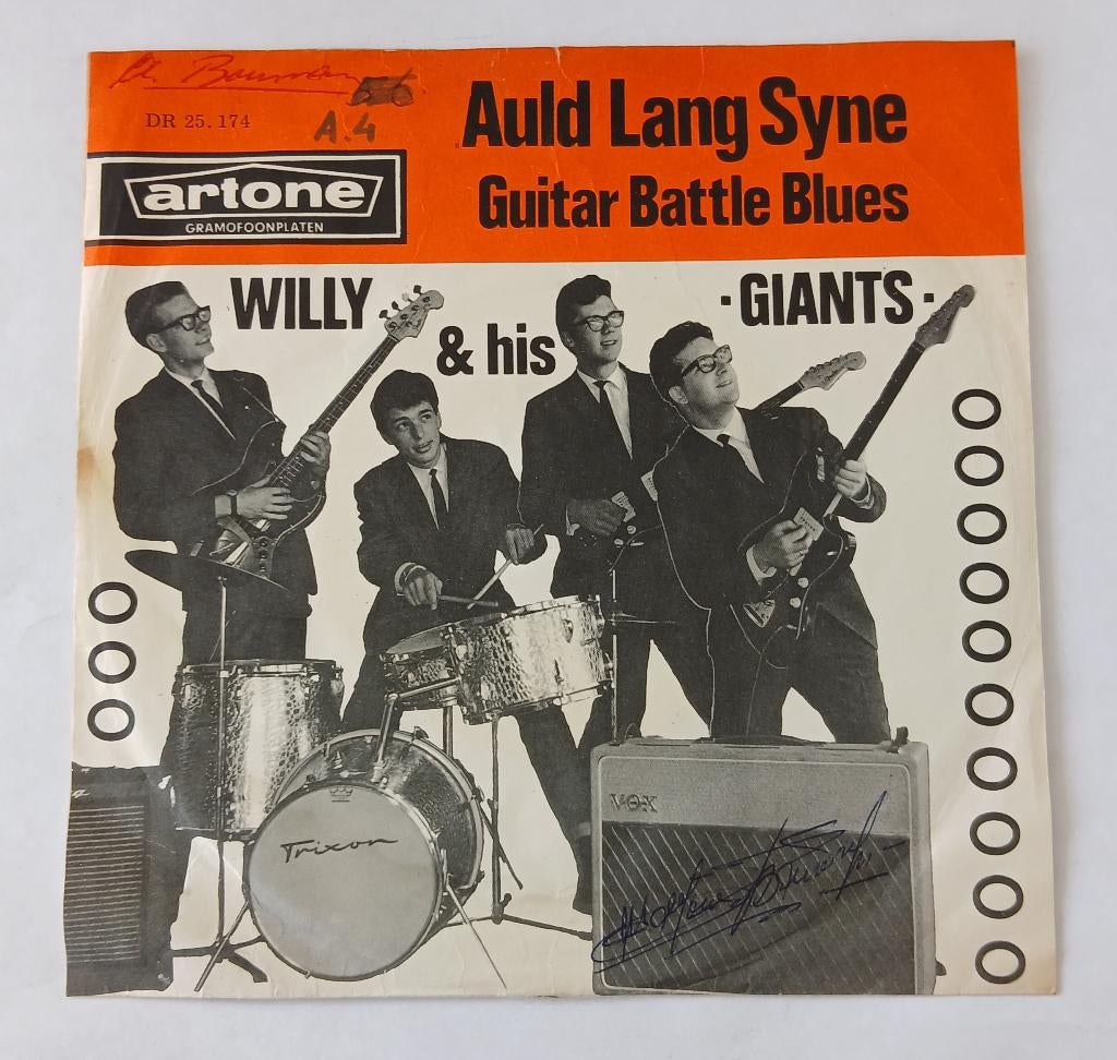 Willy & his Giants - Guitar battle blues, Ophalen of Verzenden, Gebruikt, Pop